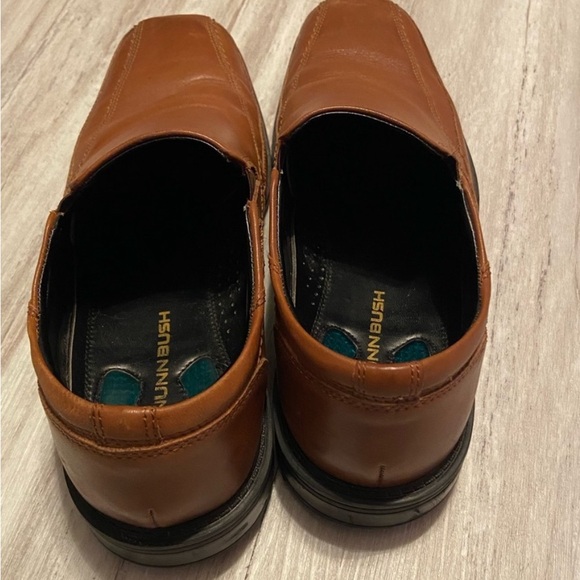 Men's Brown Leather Slip-On Shoes - Picture 3 of 3